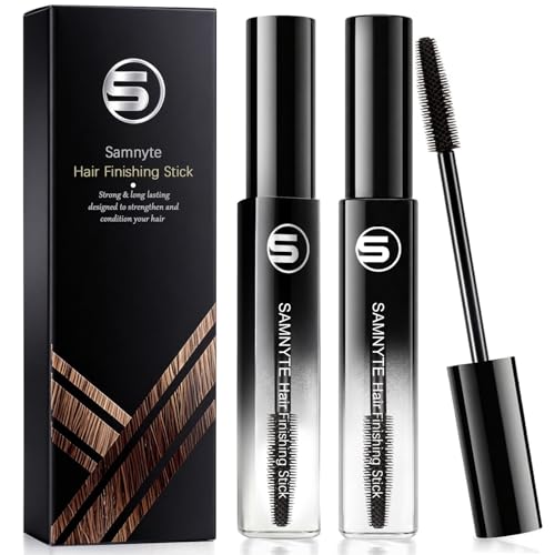 Hair Finishing Stick, 2 Pack - 0.7 Fl.Oz Hair Mascara for Taming Flyaways, Not-Greasy Hair Gel Stick