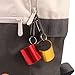 Dsgzkk Wearable Fishing Rod Holder Portable Fishing Rod Clip with Keychain Fly Fishing Tackle Accessories Rod Assistant Tools