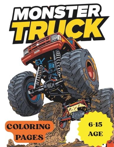 Monster Truck Coloring Book for childhood: Relaxing Off-Road Big Wheel Trucks, Cars, and Adventure Scenes for Stress Relief and Creativity: Unique ... Book for Adults, Teens, and Truck Lovers image 2
