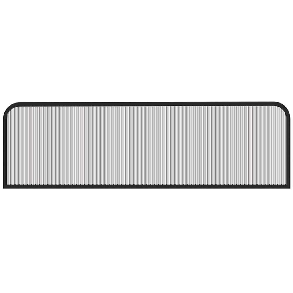 LWJSOCP Black Iron Dividers for Dining & Workspaces SemiPrivacy Standing Panels Countertop Partition for Office Restaurant & Public Areas (40x60cm/15.74x23.62in)