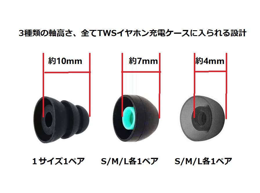 Amazon | A-Pcas イヤーピース Sony用 Linkbuds S用 WF-LS900N用 WF
