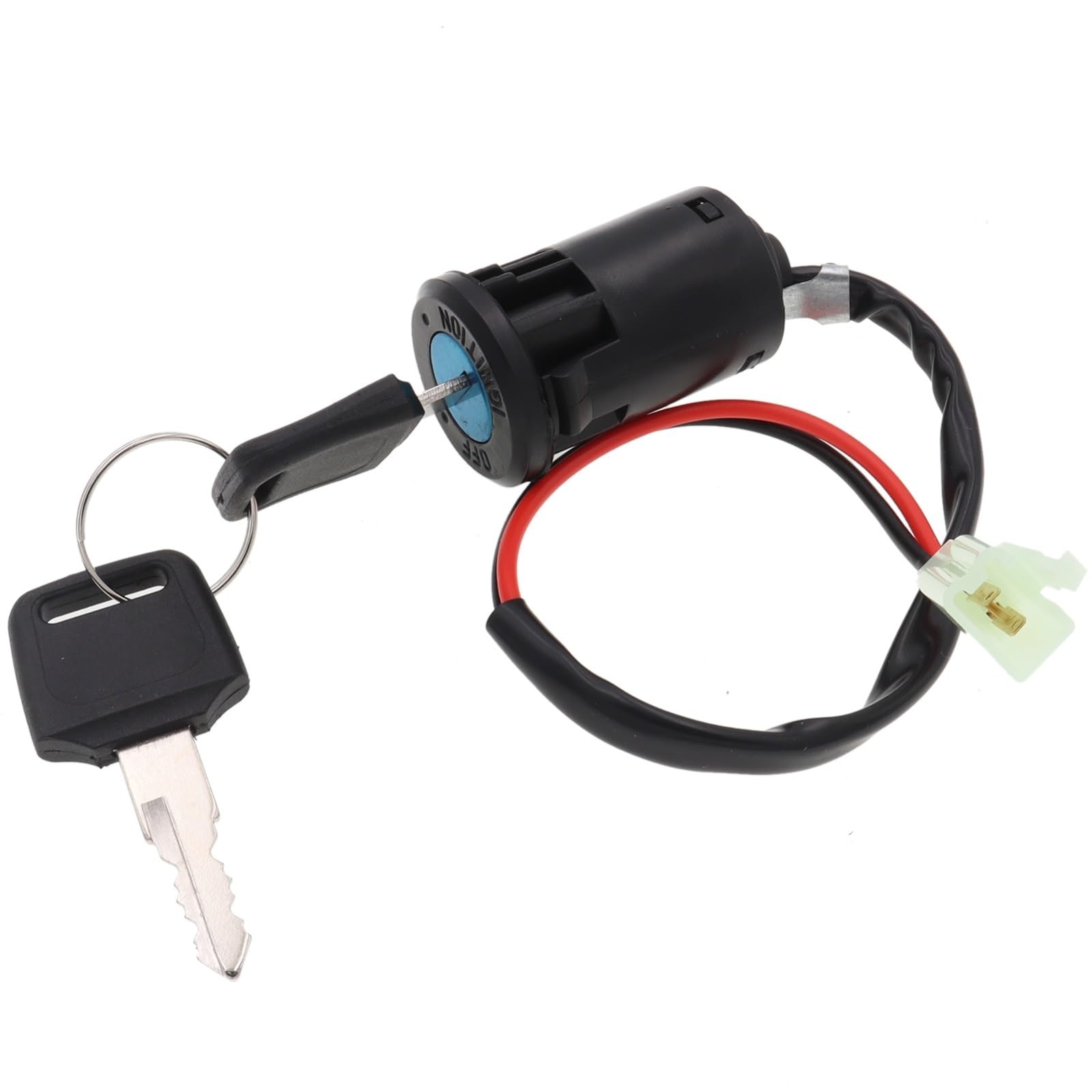 Interruptor de llave de motocicleta 1 Uds 2/4 cables pines interruptor de arranque llave de bloqueo para ATV Go Kart Scooter motocicleta ETC