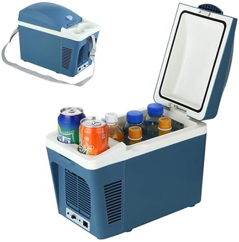 NOALED Mini refrigerador para coche, nevera eléctrica, congelador portátil, Mini nevera para Picnic, calefacción de bebidas heladas al aire libre, refrigerador de 12V y 7L