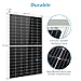 SUNGOLDPOWER 10pcs 450W Monocrystalline Solar Panel,Grade A Solar Cell, Waterproof IP67,High Efficiency PV Module for RV,Home,House,Boat,Farm,Off Grid and On Grid System (10 Pack of 450W),Black