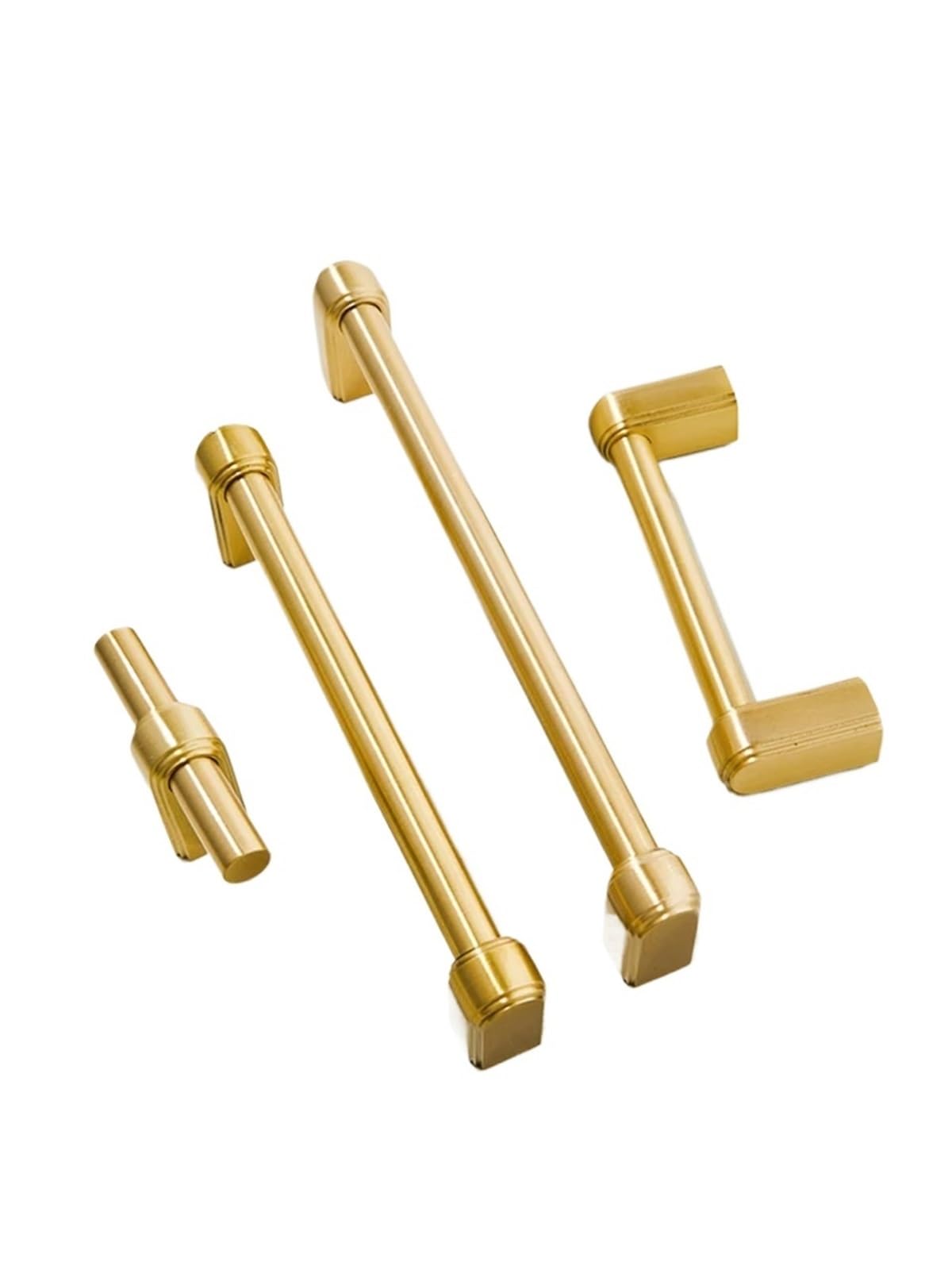 Gwyzax Hole Spacing-128Mm Antique Cabinet Pulls Brass Cabinet Handles Modern Wardrobe Door Pulls Drawer Knobs For Cupboard