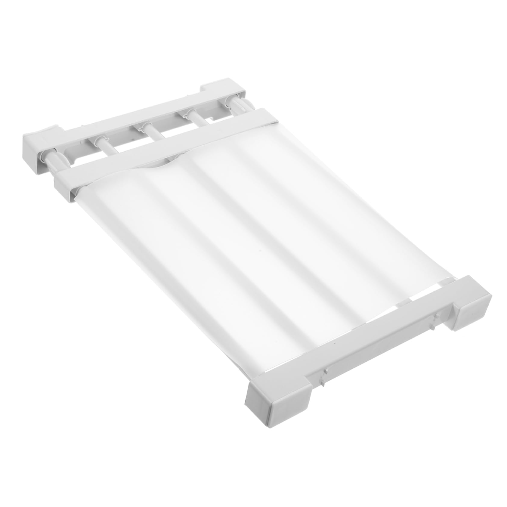 KOMBIUDA Adjustable Closet Organizer Telescopic Divider Shelf for Easy Storage Expandable Rack for Kitchen Bathroom Bedroom and Office Use Punch Installation Space-Saving