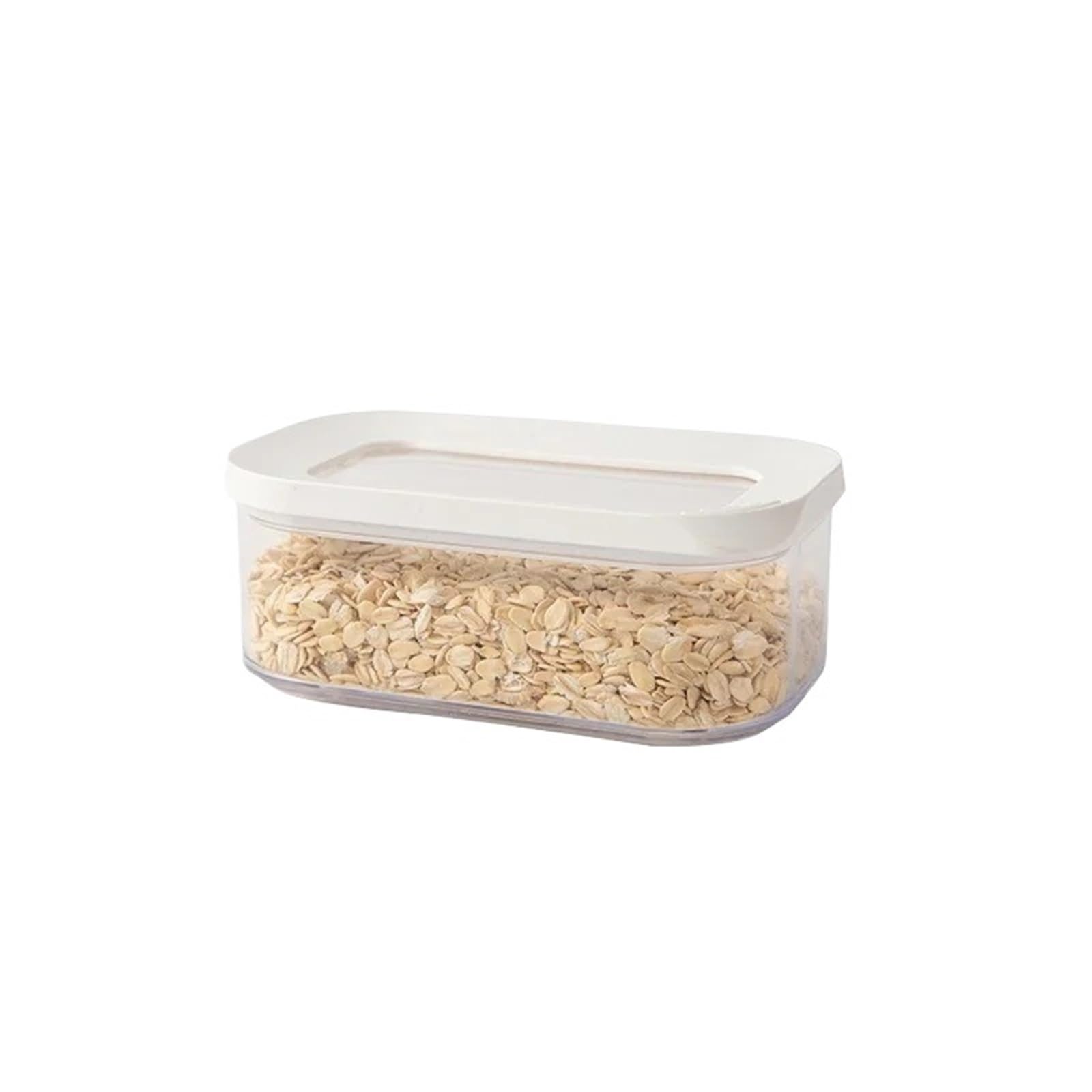 LSNNMU 3pcs Plastic Sealed Storage Box Transparent Food Container Coffee Bean Organizer Dried Fruit Cereal Dispenser Kitchen Items For Preserving(425ml)