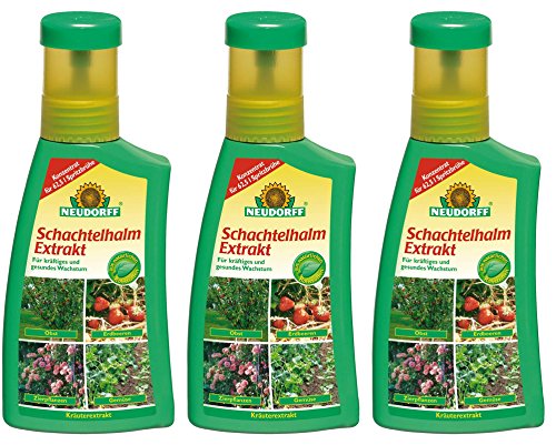 3 x 250 ml Neudorff Schachtelhalm Extrakt Pflanzenhilfsmittel