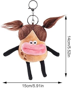ポテトちゃん キープ Amazon.co.jp: [LOQDNGN] 面白いポテト人形 キーホルダー 髪を揚げた