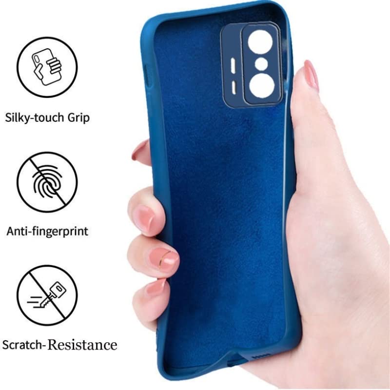 Image of A rtistque Back Cover Case for Xiaomi Mi 11T | Mi 11T Pro with Camera Protection | Shockproof TPU | Stylish Protective Design | Slim Fit | Ultra Matte | Xiaomi Mi 11T | Mi 11T Pro Back Cover - Blue
