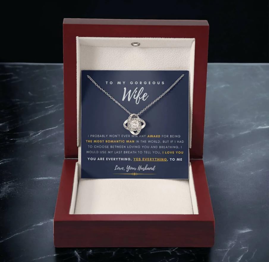 Jewelry To My Wife, Husband to wife, Gift For Soulmate, Gift For Wife, Wife Gift, Wife Necklace, Love Necklace, Women Gift You are Everything to me4