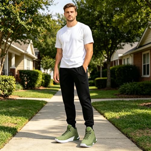 Image of Beita High Upper Basketball Shoes for Men Sneakers Breathable Sports Shoes Anti Slip