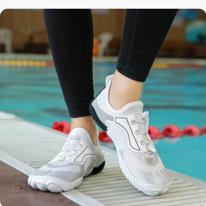 Water Shoes for Women Men Barefoot Shoes with Wide Toe Box Quick Dry Non-Slip Breathable Barefoot Water Shoes Beach Pool Aqua Swim Surf Hiking Walking Shoes3