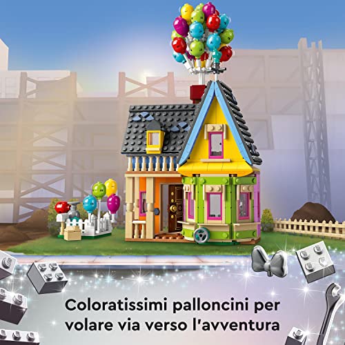 Disney e Pixar Casa di “Up”, Modellino da Costruire con Palloncini e Figure di Carl, Russell e Dug, Giochi per Bambini e Bambine da 9 Anni, Idea Regalo Iconica, Giocattolo da Collezione 43217 - Lego - Immagine 3