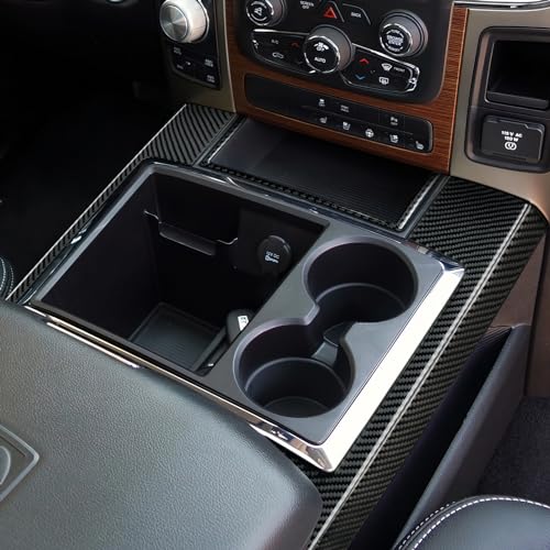 Autocollants de vitesse Dodge Ram 2013-2018 déco console noire