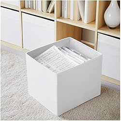 Cajones Estanteria Expedit Cajón de almacenaje de Ikea para estante Dröna, 3 unidades, 33 x 38 x 33 cm (ancho x largo x alto), color blanco