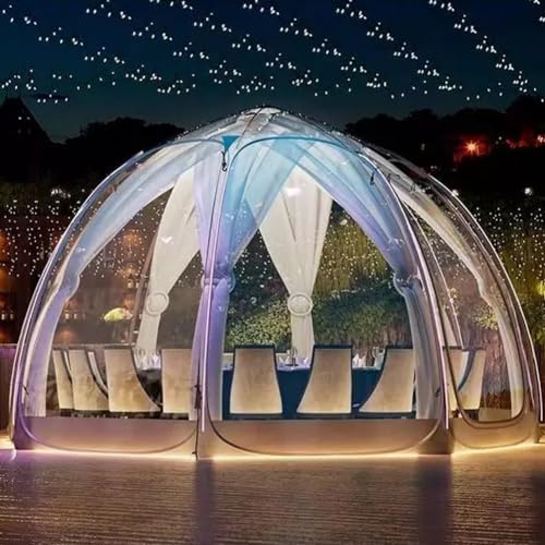 Sweet taize Dome Bubble Tent, 11.5FT/3.5m PVC Cover, Outdoor Clear Bubble House, Upgraded Garden Igloo with Transparent Window, Waterproof Clear Weather Pod for Camping,Patio, Dining Backyard, Party - Image 2