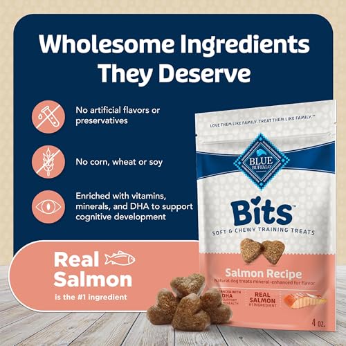 Blue Buffalo Bits Salmon Training Treats, 4 oz - image 8
