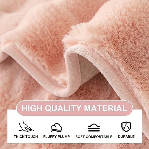 SHANNA Thick Rabbit Plush Sofa Cover 1 2 3 Seater - Image 4