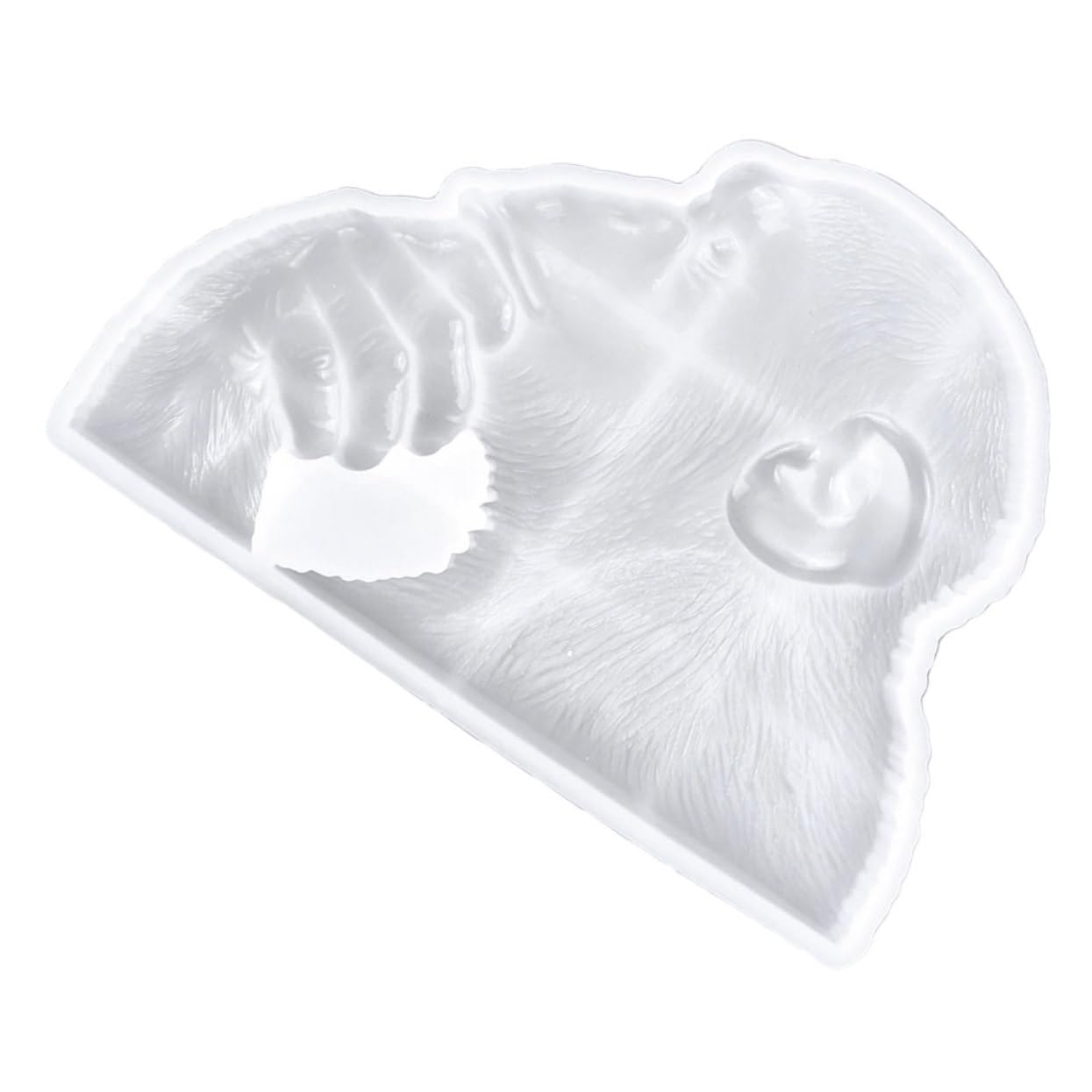Housoutil 4 Pièces Moule Silicone Forme de Moule Diy Flexible pour Décorations Artisanales pour Personnalisées Amusants