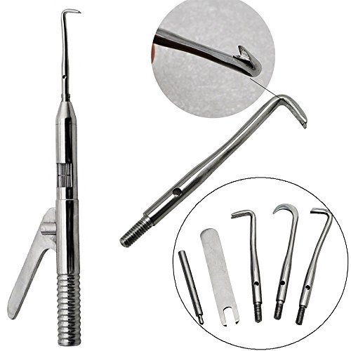 1 Set Automatic Singlehanded Crown Remover Stainless Steel Dental Surgical Instruments Tools