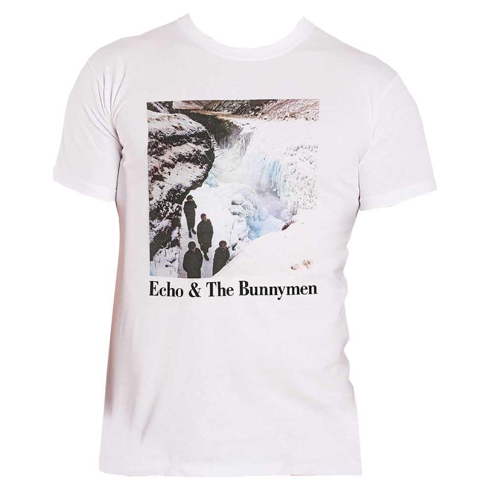 Rock Off officially licensed products Echo & The Bunnymen T Shirt Porcupine Band Logo Nouveau Officiel Homme Blanc Size S