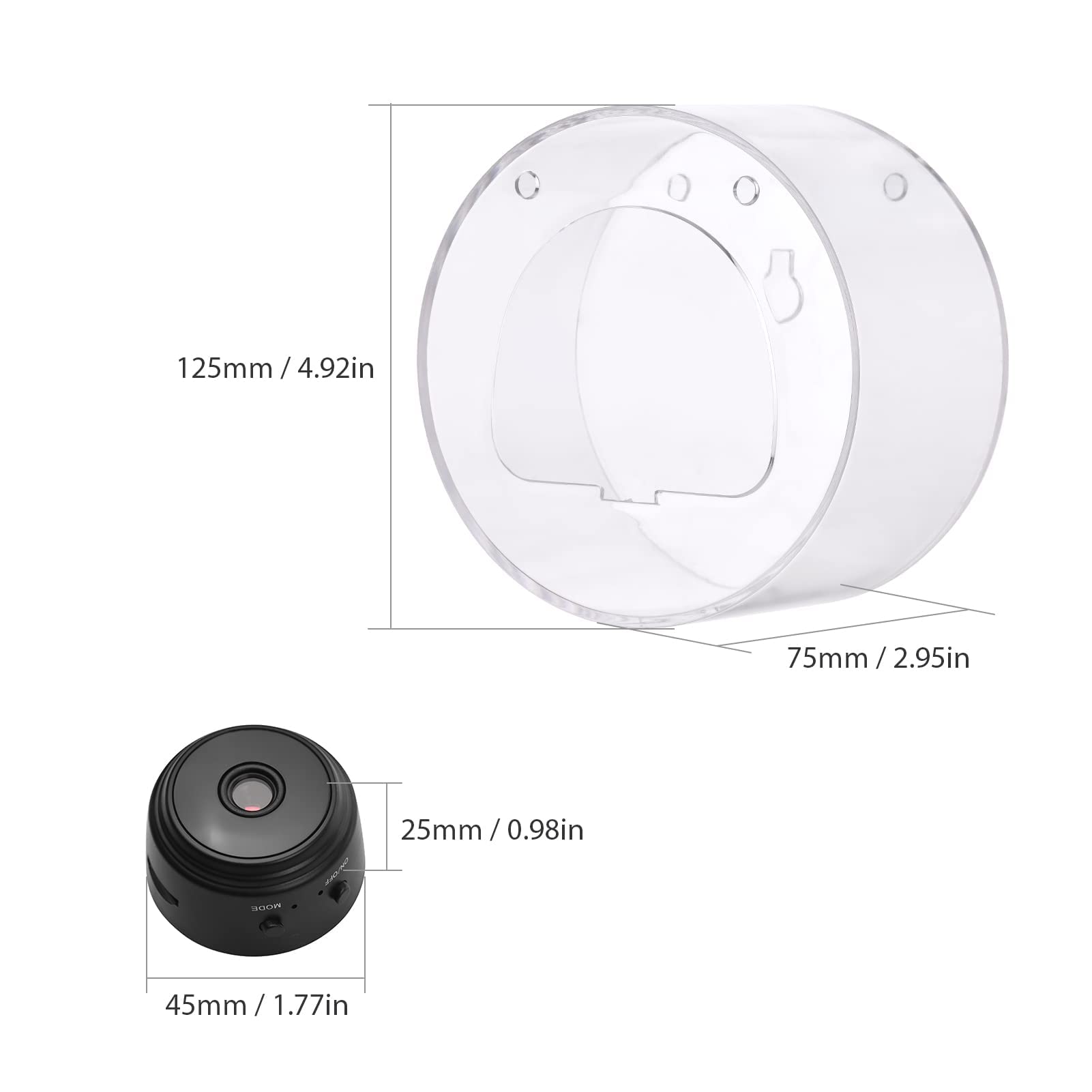 Comedero inalámbrico para pájaros con cámara, observa pájaros de cerca con visión nocturna HD, ventana de visualización clara y soporte con ventosa. Incluye tarjeta de almacenamiento de 16 GB