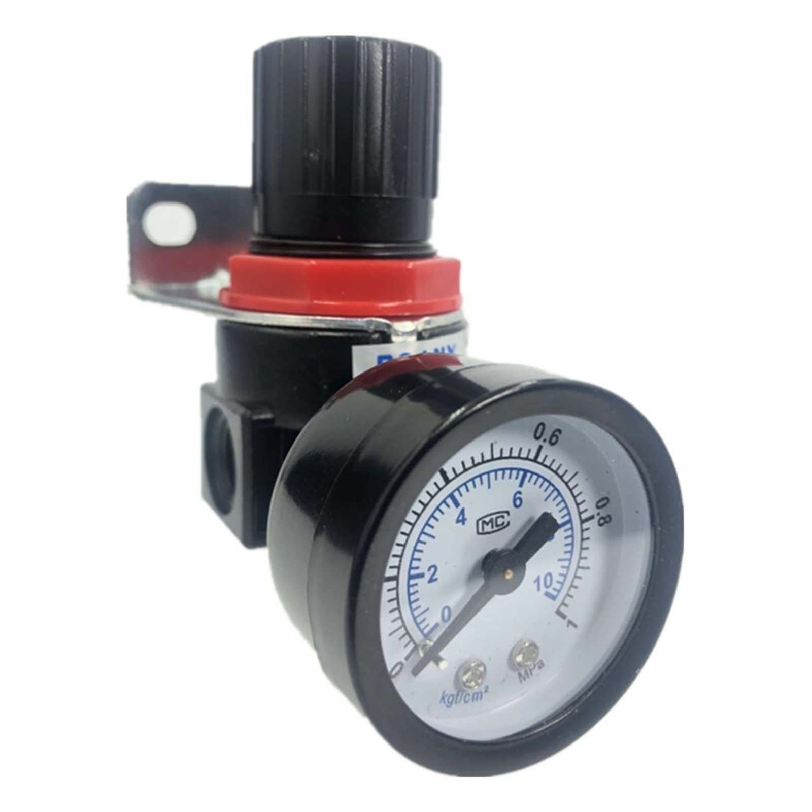 YX55POU12 1Pcs AR2000 G1/4 Air Control Compressor Pressure Relief Regulator Valve with Fitting(Ar2000 12mm Fitting)