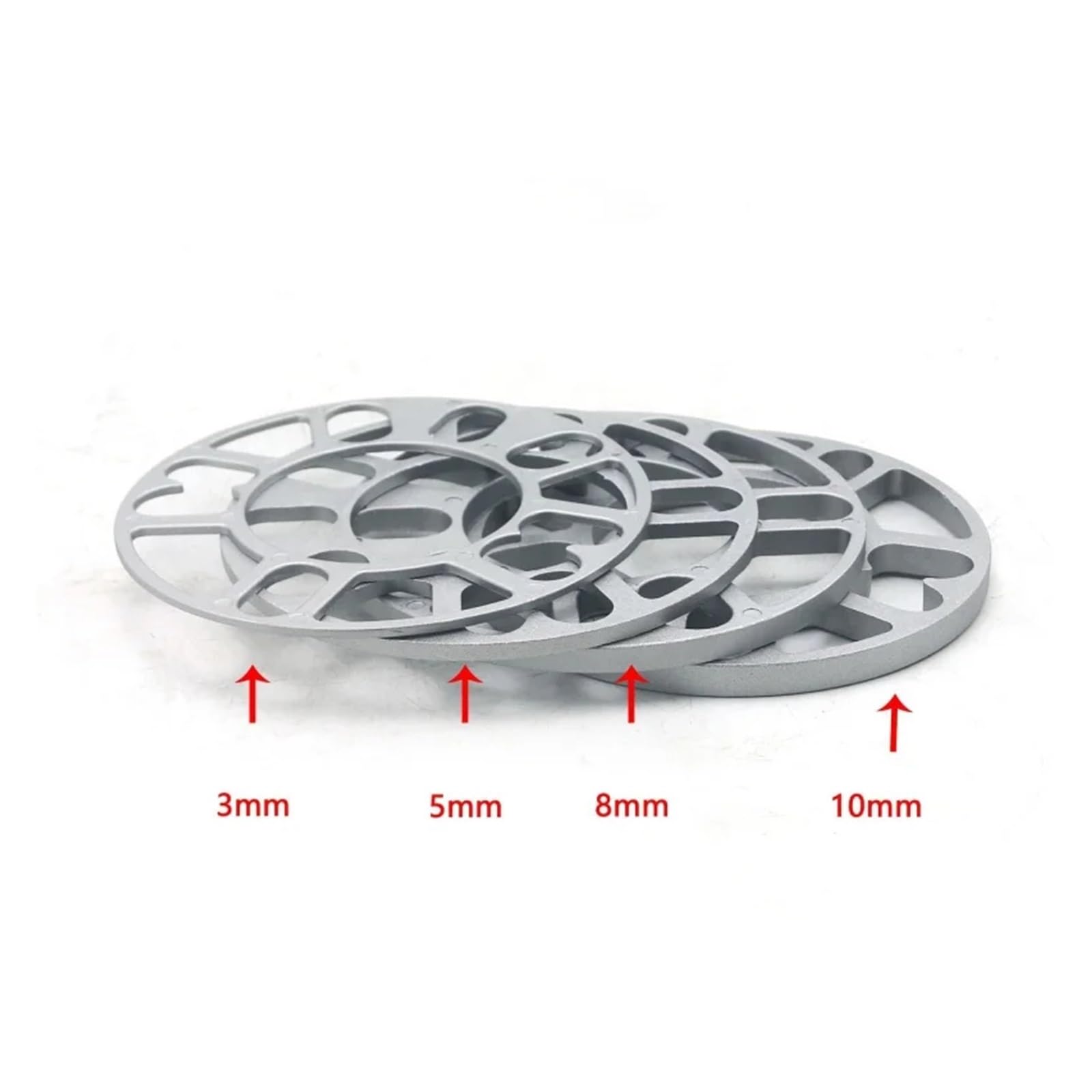 distanziali auto Distanziale per auto da 4 pezzi 3/5/6/8/10 mm | Materiale lega di alluminio 4 pezzi 3/5/6/8/10mm(10mm)