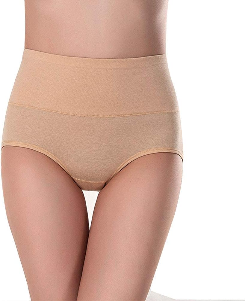 UMMISS Womens Underwear,Cotton High Waist Underwear for Women Full Coverage Soft Comfortable Briefs Panty Multipack - Image 3