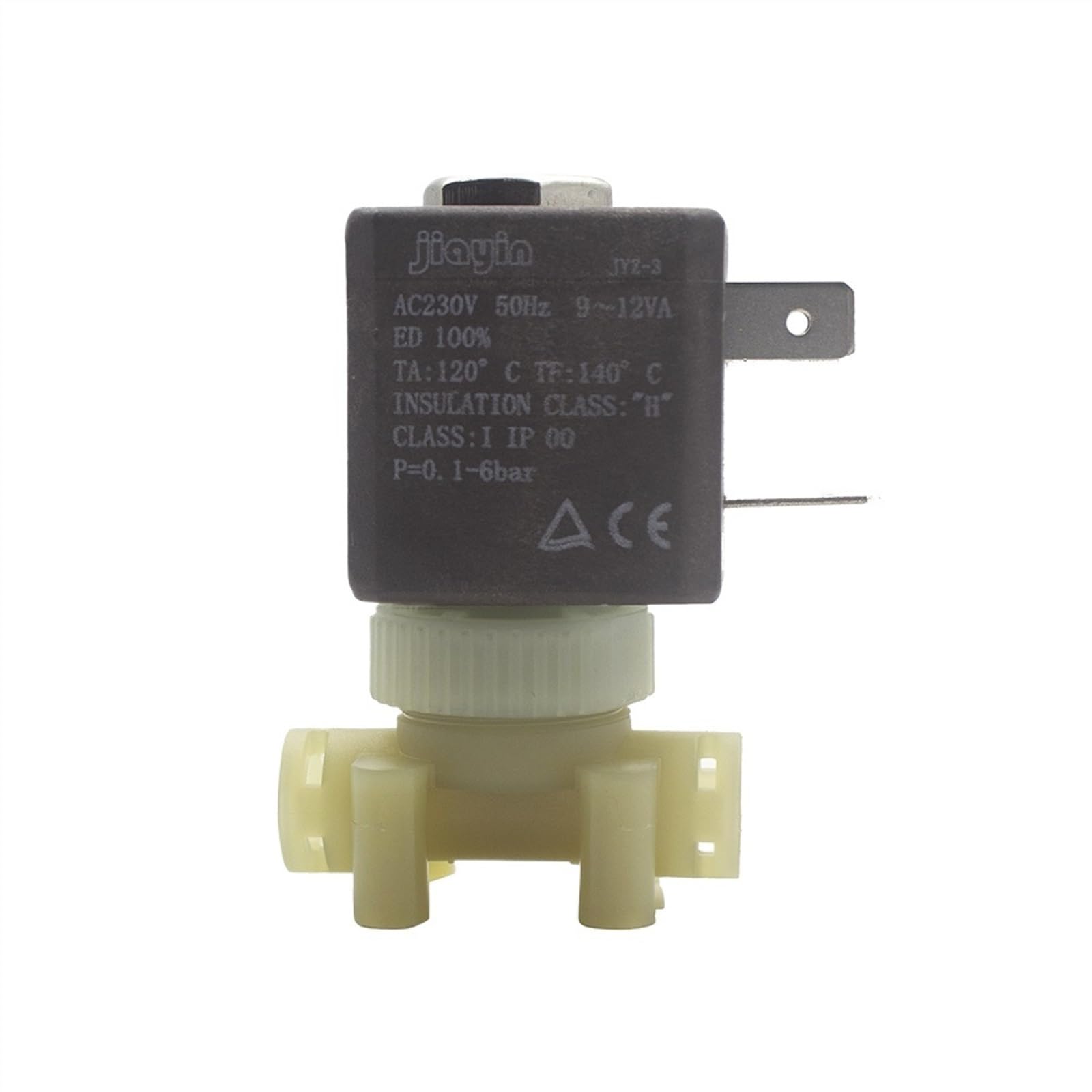 JYZ-3 AC 230V 50HZ 6Bar Cannula 2/2 Vie Plastica Elettrovalvola Acqua Normalmente Chiusa for Macchine da Caffè a Vapore