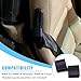 gtpartes 2 Pcs Seat Belt Clip Seatbelt Guide Clips Repair Fix Compatible with 1997-2022 BMW Z3 Model M Roadster M Coupe Automotive Interior Seat Belts Adapter