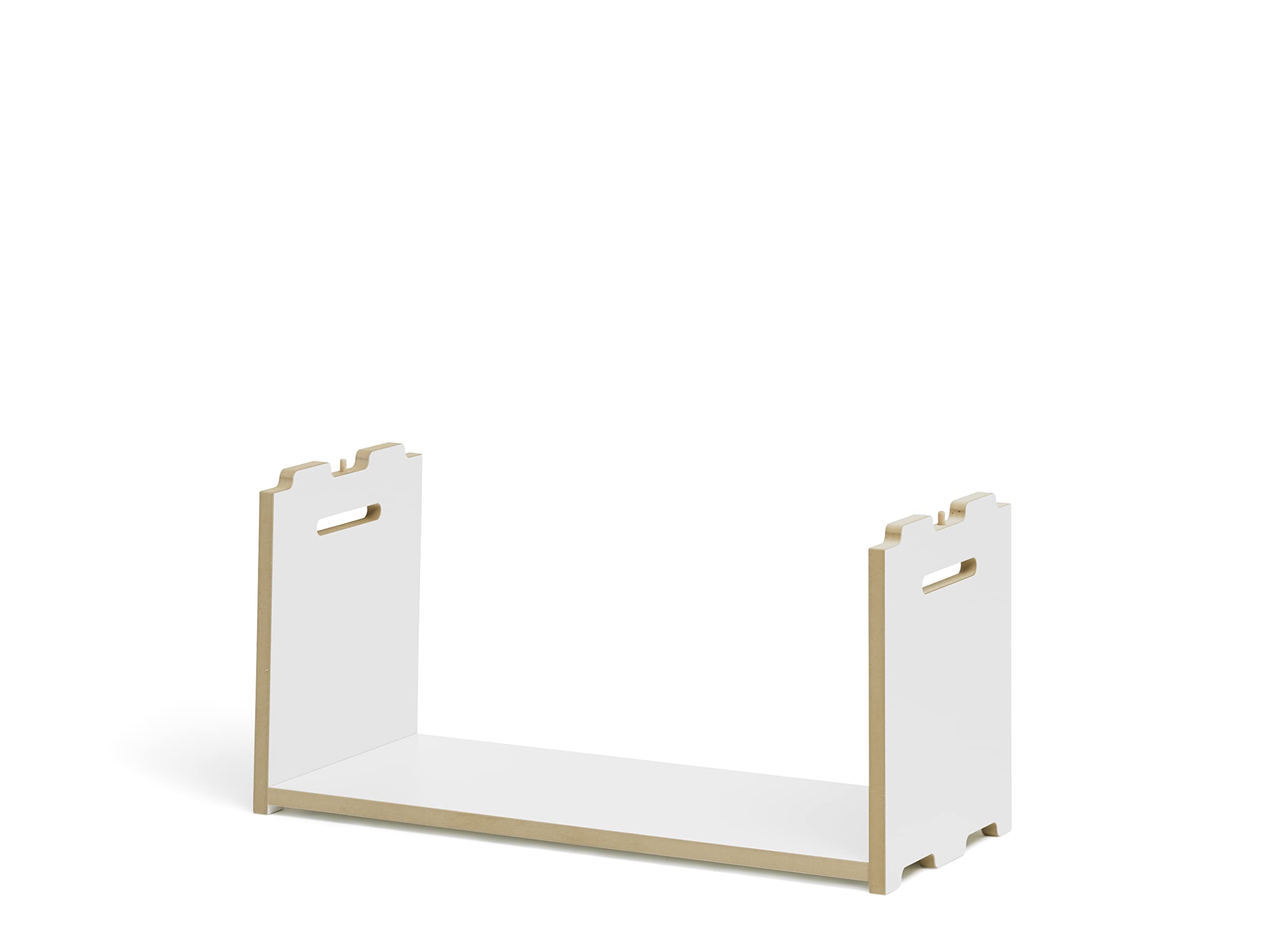 Tojo Hochstapler | modulares Regalsystem Verschiedene Module für Wandregal/Bücherregal/CD Regal | MDF Regal (weiß, Anbaumodul)