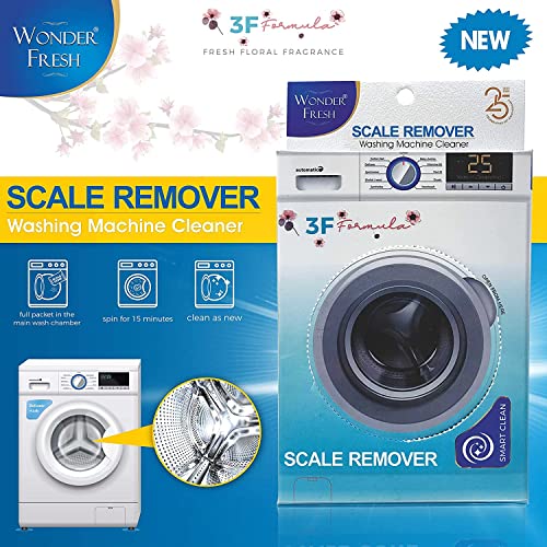 Image of Scalegone 100GM x Pack of 4 Washing Machine Descaler Powder Removes Hard Water Scale Cleans Drum | For Top Load and Front Load Machine Cleaning Easy to Use Quick Scale Remover Formula