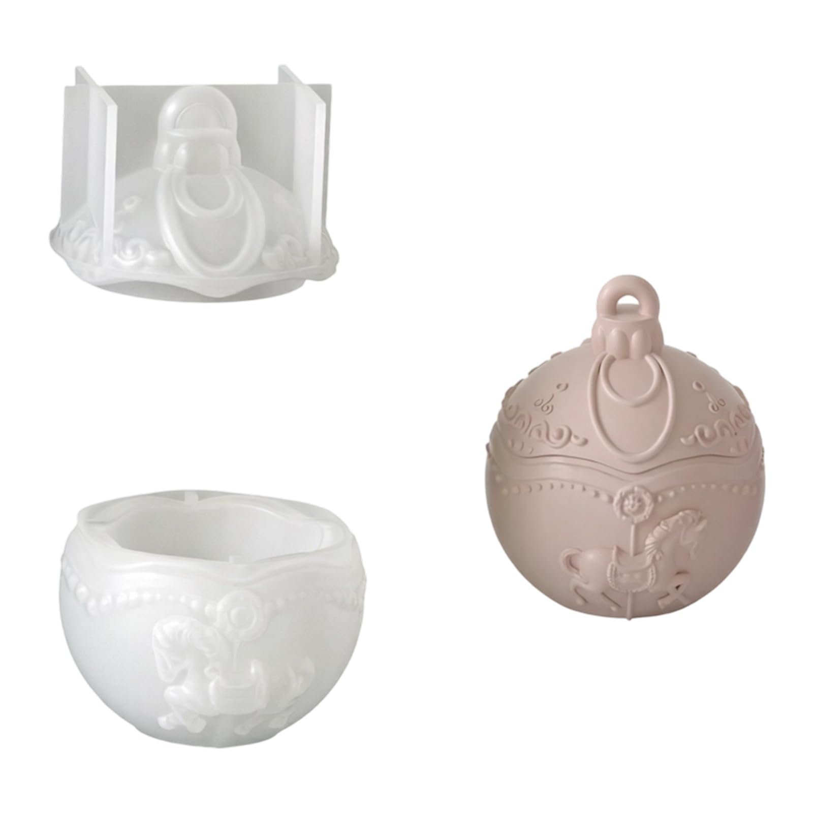 PANGBOER Flexible Silicone Heart Shaped Suitable for Crafting and Home Decoration Projects Silicone