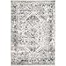 nuLOOM Madisson Vintage Faded Medallion Area Rug, 8x10, Silver