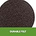 Scotch Felt Pads 162 PCS Brown, Felt Furniture Pads for Protecting Hardwood Floors, Round, Assorted Sizes Value Pack, Self-Stick design, Protecting from nicks, dents and scratches (SP847-NA)