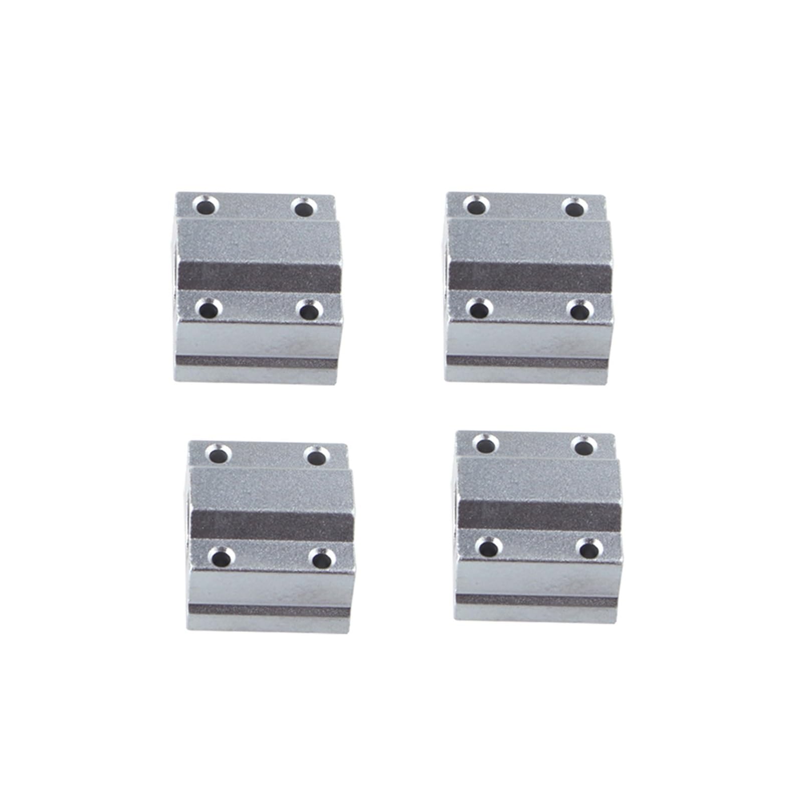 rail linéaire 4 pièces bloc de glissière de Guide de Rail linéaire SCS8UU SC10UU SCS12UU 16UU 20UU 25UU arbre linéaire roulement de mouvement chariot coulissant guide à glissière (Size : SCS12UU)