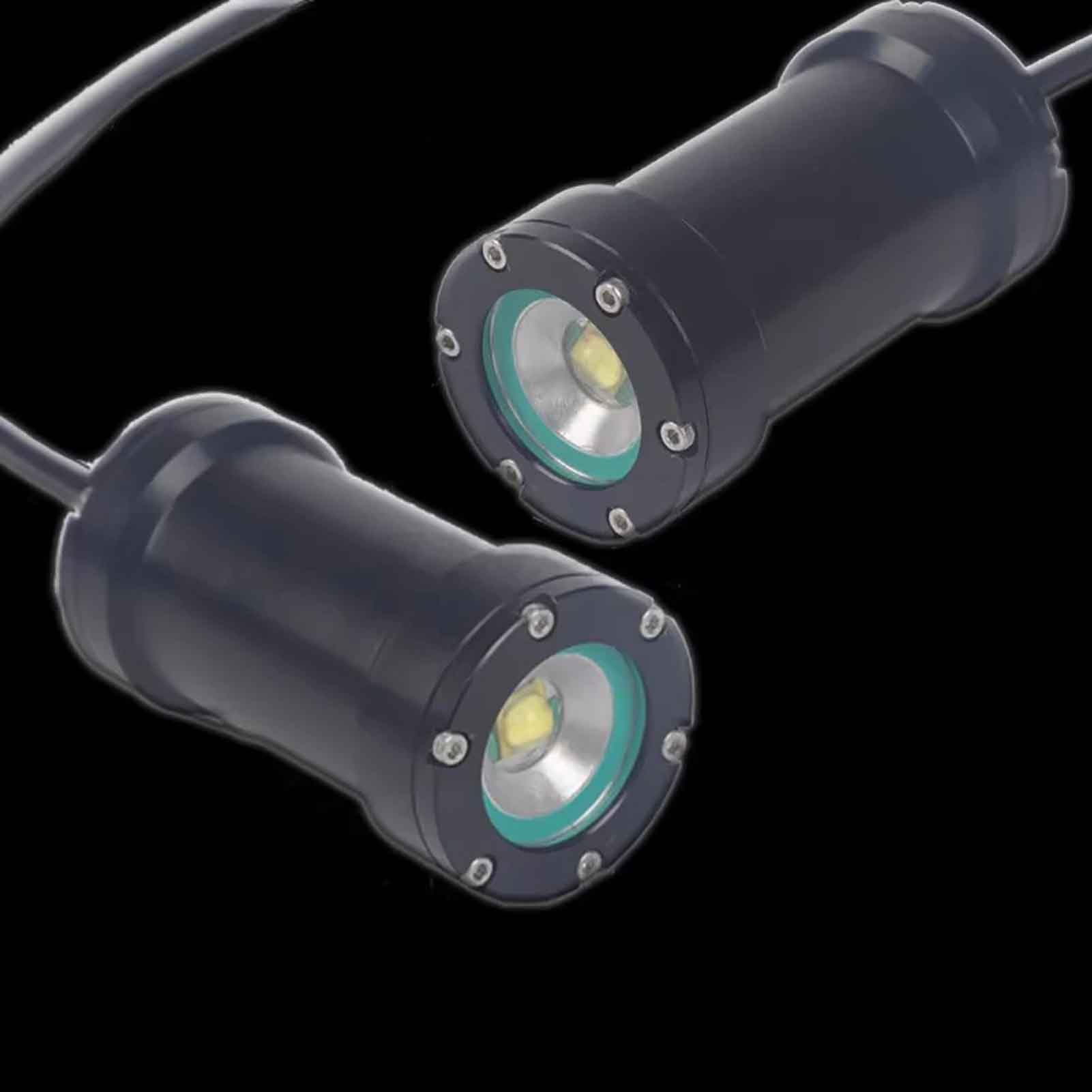 Toplionace Lampada Subacquea Speciale Impermeabile Rov Robot Lampada Pwm Dimming Luce di Riempimento LED 15w Lampada Subacquea Profondità Massima 300m