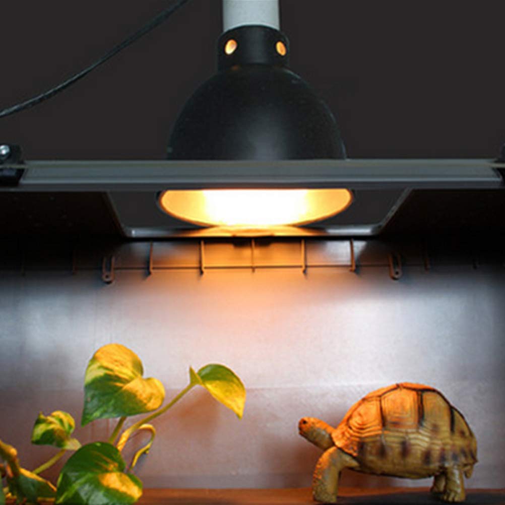 Tortue Lampe chauffante pour terrarium Lampe à pince Abat-jour pour animaux de compagnie Ampoules pour reptiles et lézards
