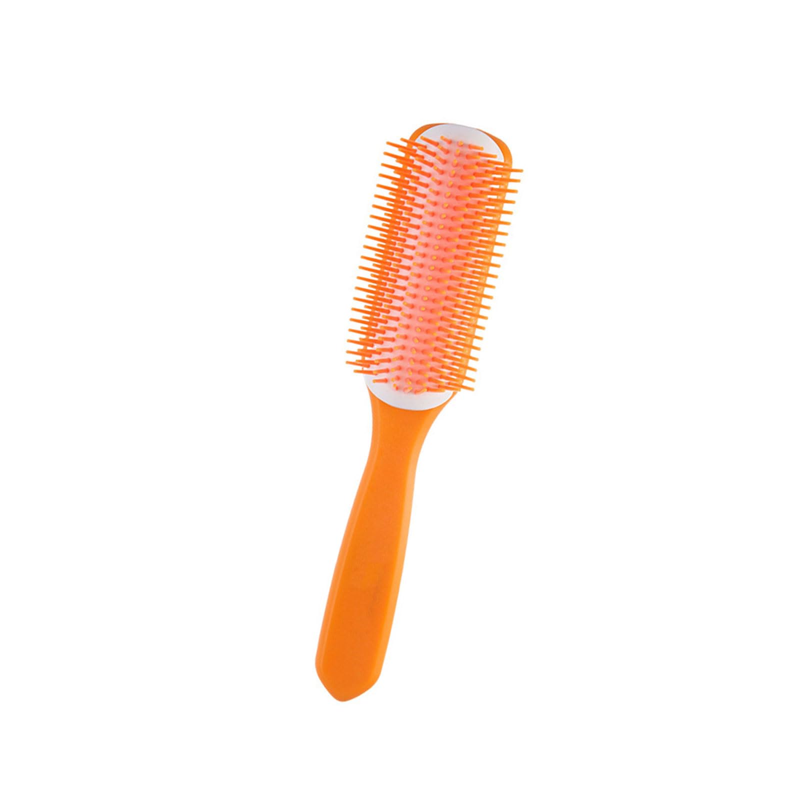 Maxtonser Detangler Hairbrush Cushion 9 Row Nylon Bristles Hairbrush Great for Separating,Shaping,Blow Drying,Styling & Detangling