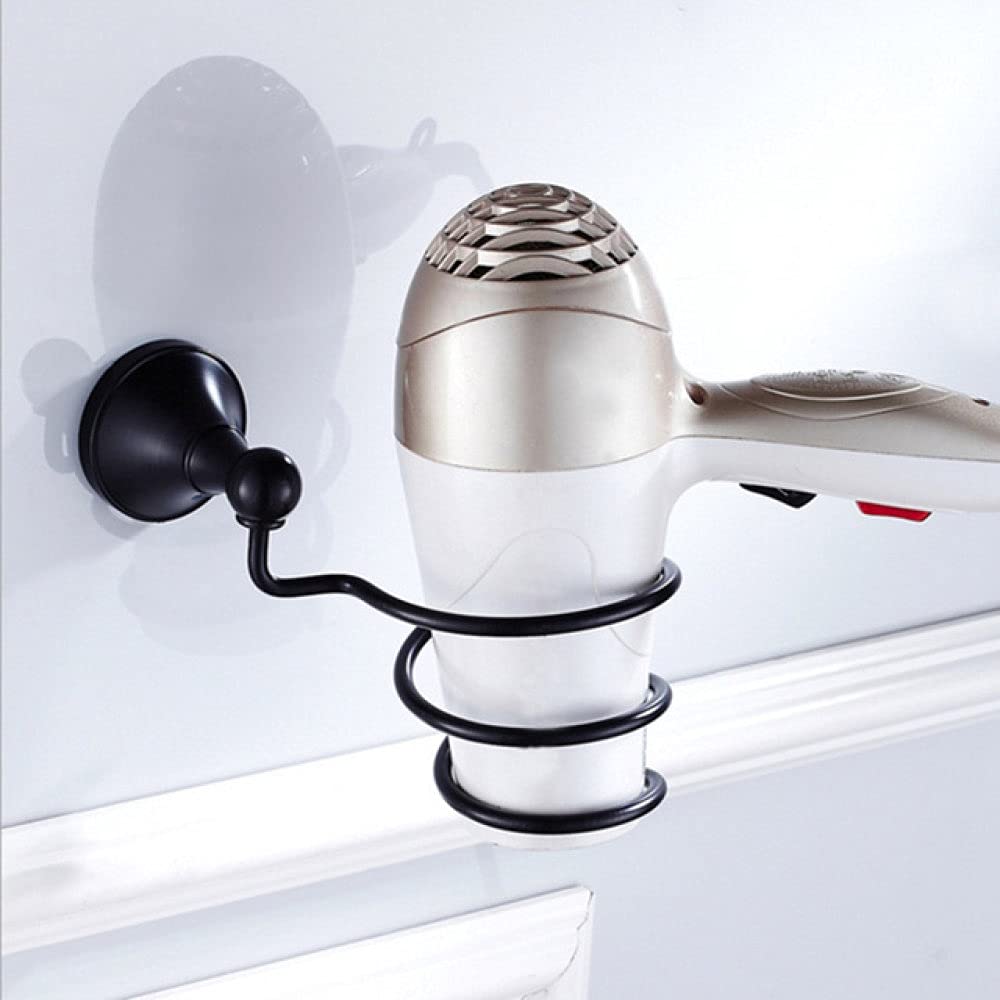 Accessoires en laiton noir chic : porte-serviette et brosse de toilette haut de gamme