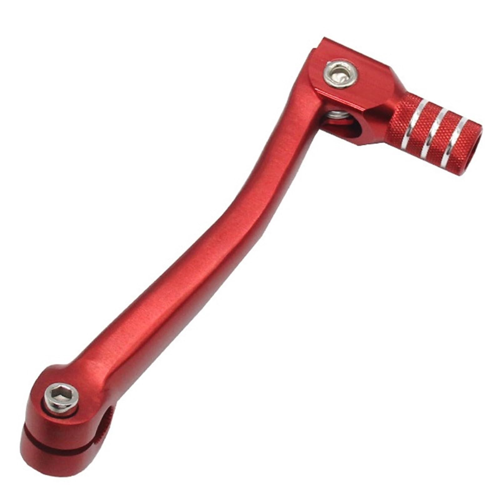 Qr0cjnpb Red Motorcycle Gear Shifter Motorcycle Folding Gear Shift Lever Aluminum For Kayo Bo&Suer 110/125/140/150/160/250Cc Bike Pit Bikes Gear Lever