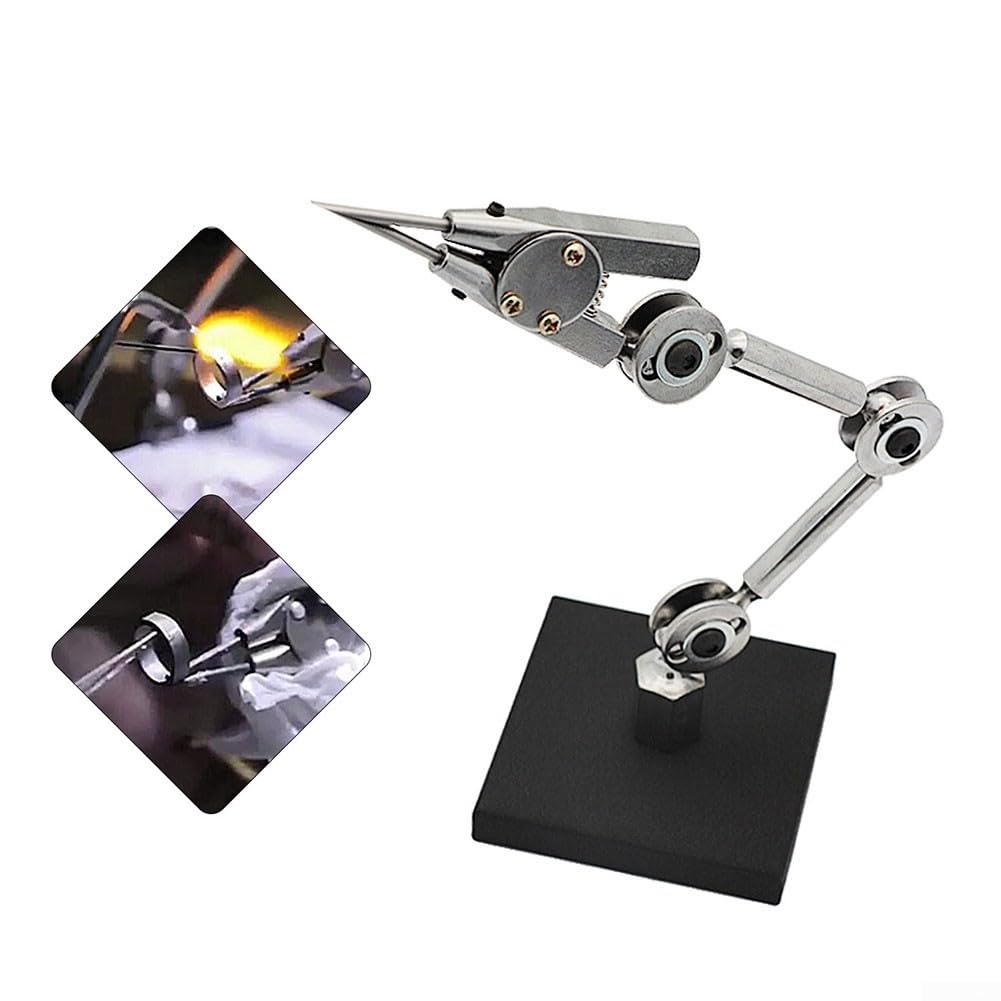 Abrazadera de trabajo para manos de ayuda, abrazadera de trabajo de soldadura de metal, accesorio de soldadura de joyería de tercera mano para soldar, manualidades de joyería