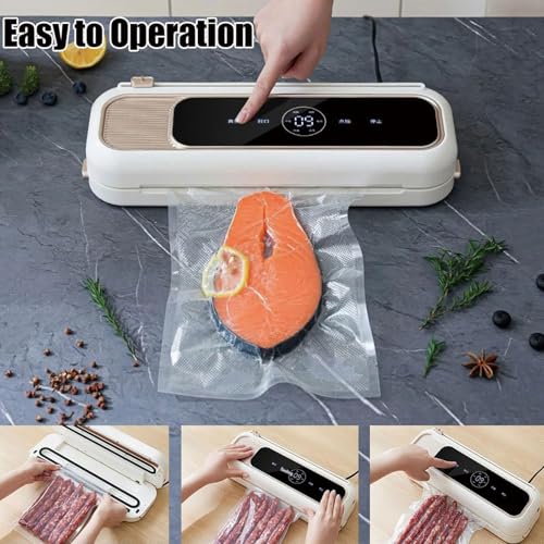 Machine sous vide 65 kPa avec cutter intégré et écran LCD pour conservation - 5