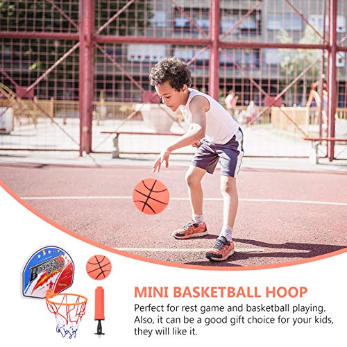 Mini cesta de basquete para ambientes internos IMIKEYA para crianças pequenas de basquete e basquete