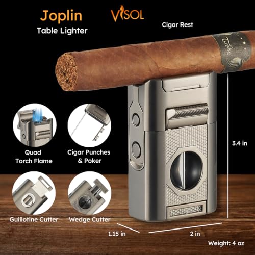 Encendedor Quad Torch Visol Joplin Multi-Herramienta miniatura 2
