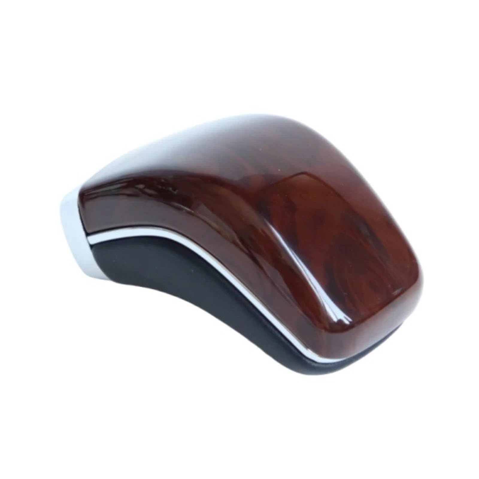 DWTNMEX Gear Shift Knob for Lexus for Toyota for REIZ 2005-2009 Handball Gear Shift Leather Wrapped Knob Lever Automatic Ball Head(Wood Grain Color)