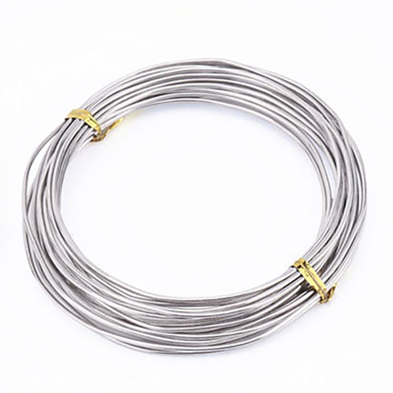 1pcs 1/1.5/2/2.5/3/3.5mm WD 2000mm Long Soft Aluminum Silk Length 2m Length DIY Conductive Wire - (Length: 2mmx2000mm)