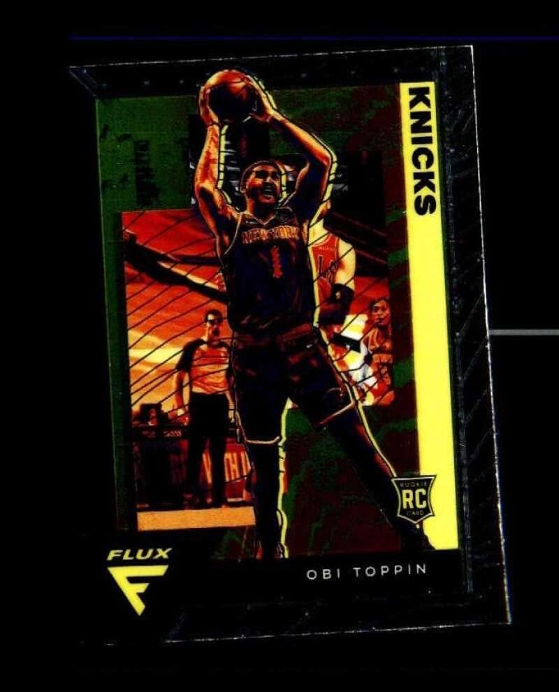 2020-21 Panini Flux #206 Obi Toppin RC Rookie New York Knicks NBA Basketball Trading Card